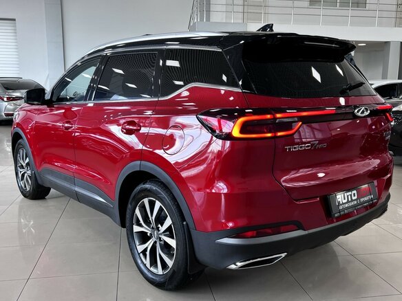 2021 Chery Tiggo 7 Pro I, красный, 1640000 рублей - вид 4