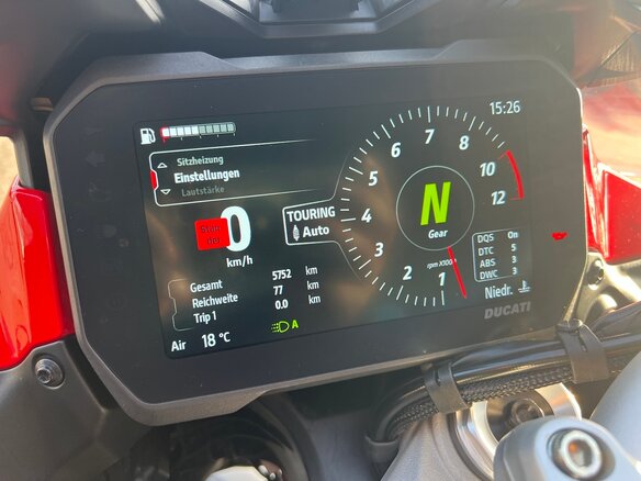 2022 Ducati Multistrada V4, красный, 2600000 рублей - вид 9