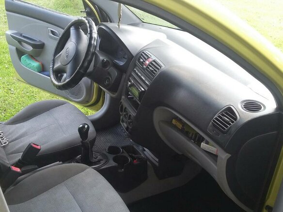 2005 Kia Picanto I, жёлтый, 244843 рублей - вид 2