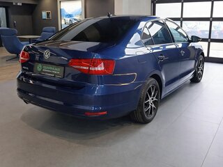 2015 Volkswagen Jetta VI Рестайлинг, синий, 1069000 рублей, вид 5
