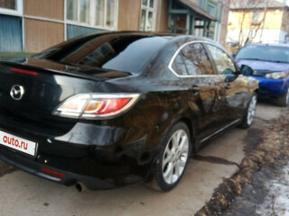 2008 Mazda 6 II (GH), чёрный, 800000 рублей, вид 3