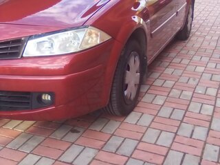 2007 Renault Megane II Рестайлинг, красный, 395000 рублей, вид 1