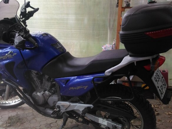 2001 Honda XL650V Transalp, синий - вид 1