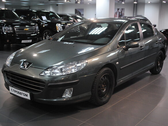 2008 Peugeot 407, зелёный - вид 1