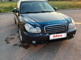 2007 Hyundai Sonata ТагАЗ IV (EF) Рестайлинг, чёрный, 460000 рублей, вид 4