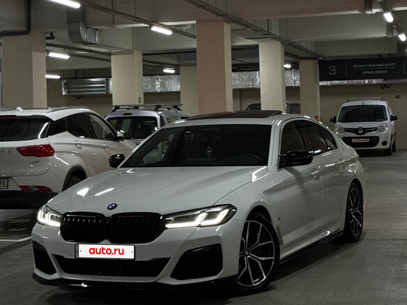 2020 BMW 5 серии 530i VII (G30/G31/G38) Рестайлинг, белый, 5250000 рублей - вид 3