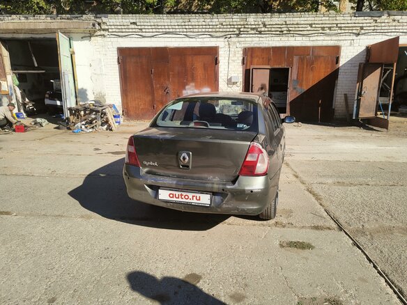 2006 Renault Symbol I Рестайлинг 2, серый - вид 3