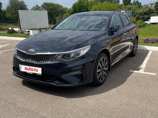 2019 Kia Optima IV Рестайлинг, синий, 1750000 рублей, вид 2