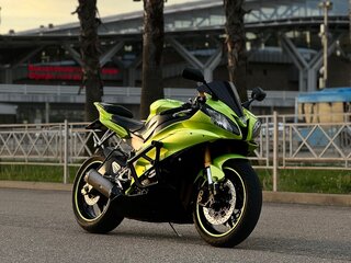 2007 Yamaha YZF-R6, зелёный, 680000 рублей, вид 1