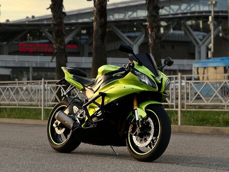2007 Yamaha YZF-R6, зелёный, 680000 рублей, вид 1
