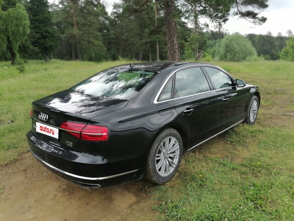 2015 Audi A8 Long III (D4) Рестайлинг, чёрный, 3750000 рублей - вид 5