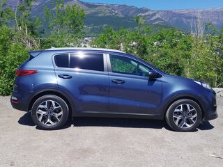 2019 Kia Sportage IV Рестайлинг, синий, 2620000 рублей, вид 2