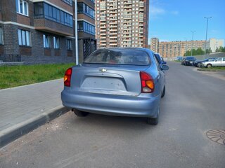 2008 Chevrolet Lanos I, серебристый, 159000 рублей, вид 4