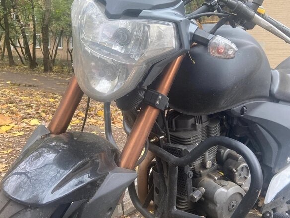2011 Stels Flame 200, чёрный, 70000 рублей - вид 2