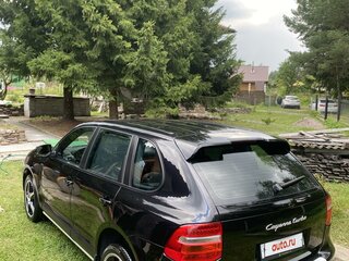 2008 Porsche Cayenne Turbo I Рестайлинг (957), чёрный, 1500000 рублей, вид 5