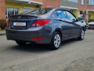 2015 Hyundai Solaris I Рестайлинг, серый, 1201403 рублей, вид 4