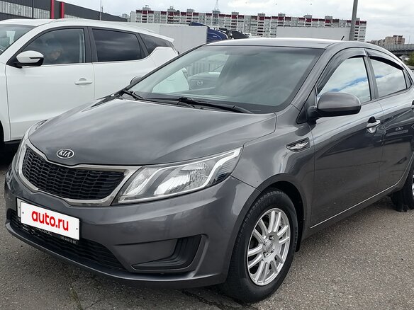 2012 Kia Rio III, серый, 650000 рублей