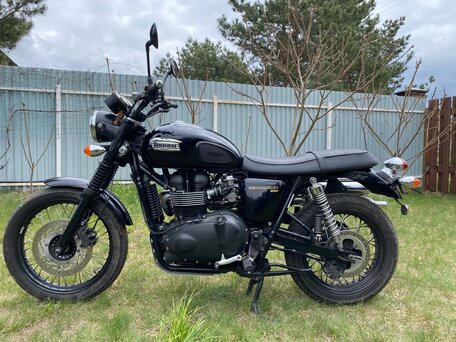 2015 Triumph Scrambler, чёрный, 625000 рублей, вид 1