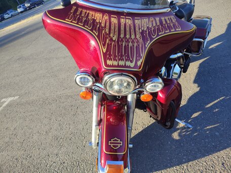 2005 Harley-Davidson Electra Glide, красный, 800000 рублей, вид 2