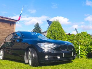 2013 BMW 1 серии 118i II (F20/F21), чёрный, 1700000 рублей, вид 1