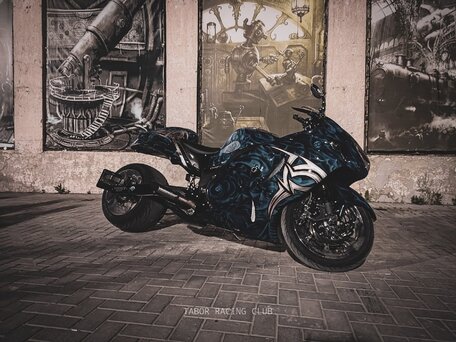 2008 Suzuki GSX 1300 R Hayabusa, синий, 2200000 рублей, вид 4