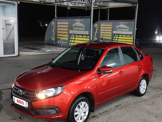 2022 Lada (ВАЗ) Granta I Рестайлинг, красный, 820000 рублей, вид 4