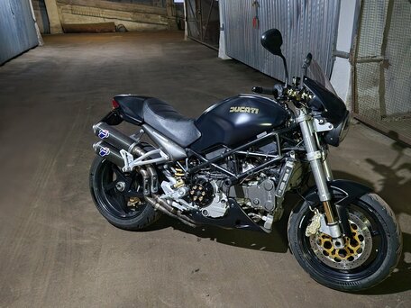 2003 Ducati Monster S4, чёрный, 600000 рублей, вид 2