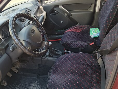 2012 Lada (ВАЗ) Granta I, красный, 290000 рублей, вид 5