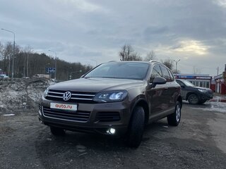 2013 Volkswagen Touareg II, коричневый, 2600000 рублей, вид 5