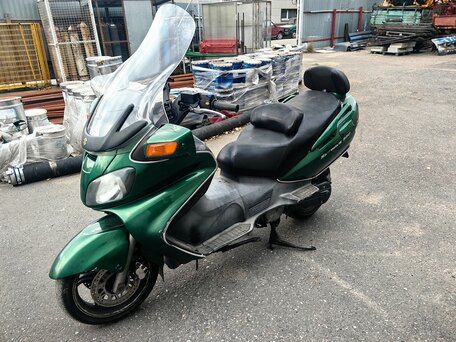 2004 Suzuki Burgman (SkyWave) 650, зелёный, 280000 рублей, вид 2