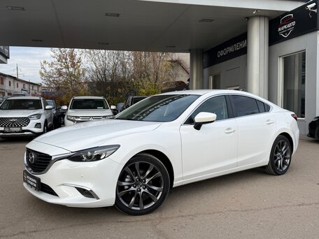 2016 Mazda 6 III (GJ) Рестайлинг, белый, вид 1