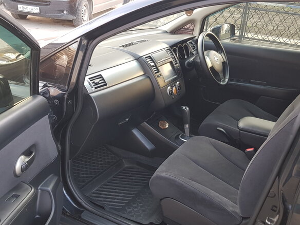 2007 Nissan Tiida I, чёрный - вид 6