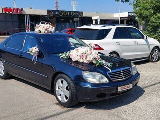 1999 Mercedes-Benz S-Класс 320 Long IV (W220), синий, 1200000 рублей, вид 1