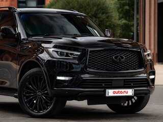 2018 Infiniti QX80 I Рестайлинг 2, чёрный, 3990000 рублей, вид 4