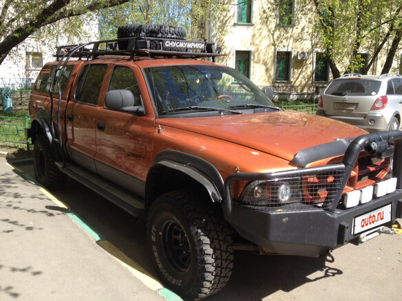 1999 Dodge Dakota II, оранжевый - вид 5