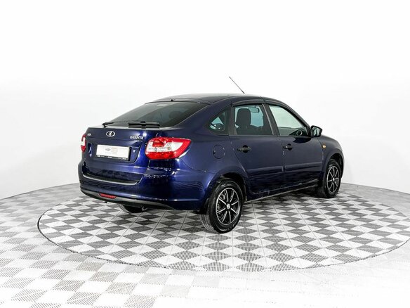 2016 Lada (ВАЗ) Granta I, синий, 414000 рублей - вид 4