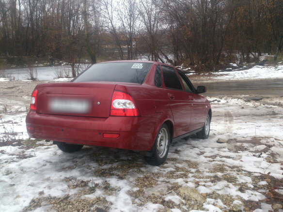 2008 Lada (ВАЗ) Priora Premier I, красный - вид 2