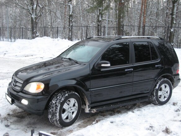 2004 Mercedes-Benz M-Класс 350 I (W163) Рестайлинг, чёрный