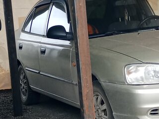 2005 Hyundai Accent ТагАЗ II, белый, 500000 рублей, вид 4