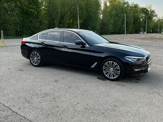 2018 BMW 5 серии 520d VII (G30/G31/G38), чёрный, 3550000 рублей, вид 2