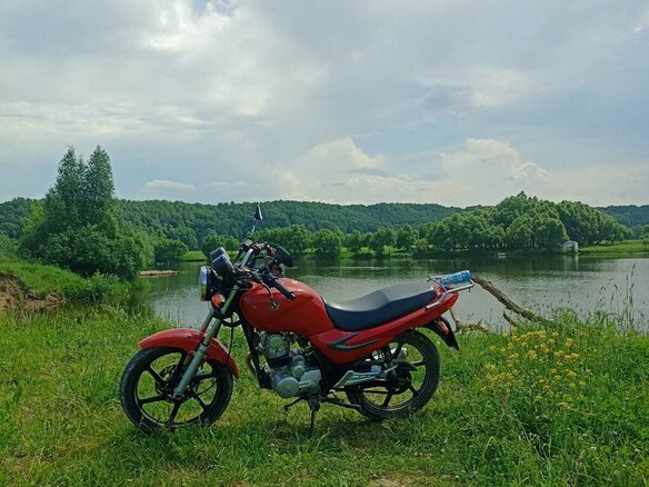 2011 Sym XS 125, красный, 90000 рублей