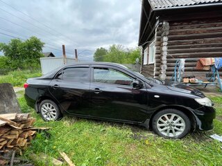 2007 Toyota Corolla X (E140, E150), чёрный, 600000 рублей, вид 4