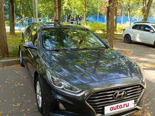 2018 Hyundai Sonata VII (LF) Рестайлинг, серый, 1170000 рублей, вид 2