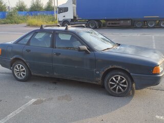1990 Audi 80 IV (B3), синий, 100000 рублей, вид 4