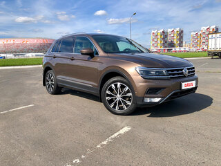 2017 Volkswagen Tiguan II, коричневый, 2060000 рублей, вид 3