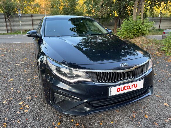 2019 Kia Optima IV Рестайлинг, синий, 1855000 рублей - вид 31
