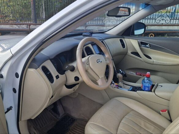 2008 Infiniti EX EX35 5-speed I (J50), белый, 1350000 рублей - вид 12