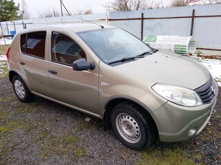 2012 Renault Sandero I, бежевый, 350000 рублей, вид 3