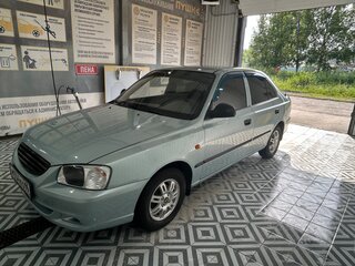 2008 Hyundai Accent ТагАЗ II, зелёный, 650000 рублей, вид 4