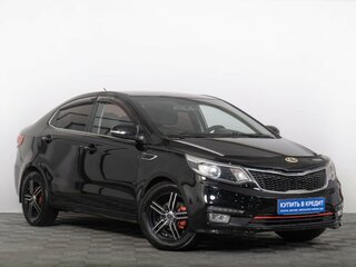 2016 Kia Rio III Рестайлинг, чёрный, 1059000 рублей, вид 1